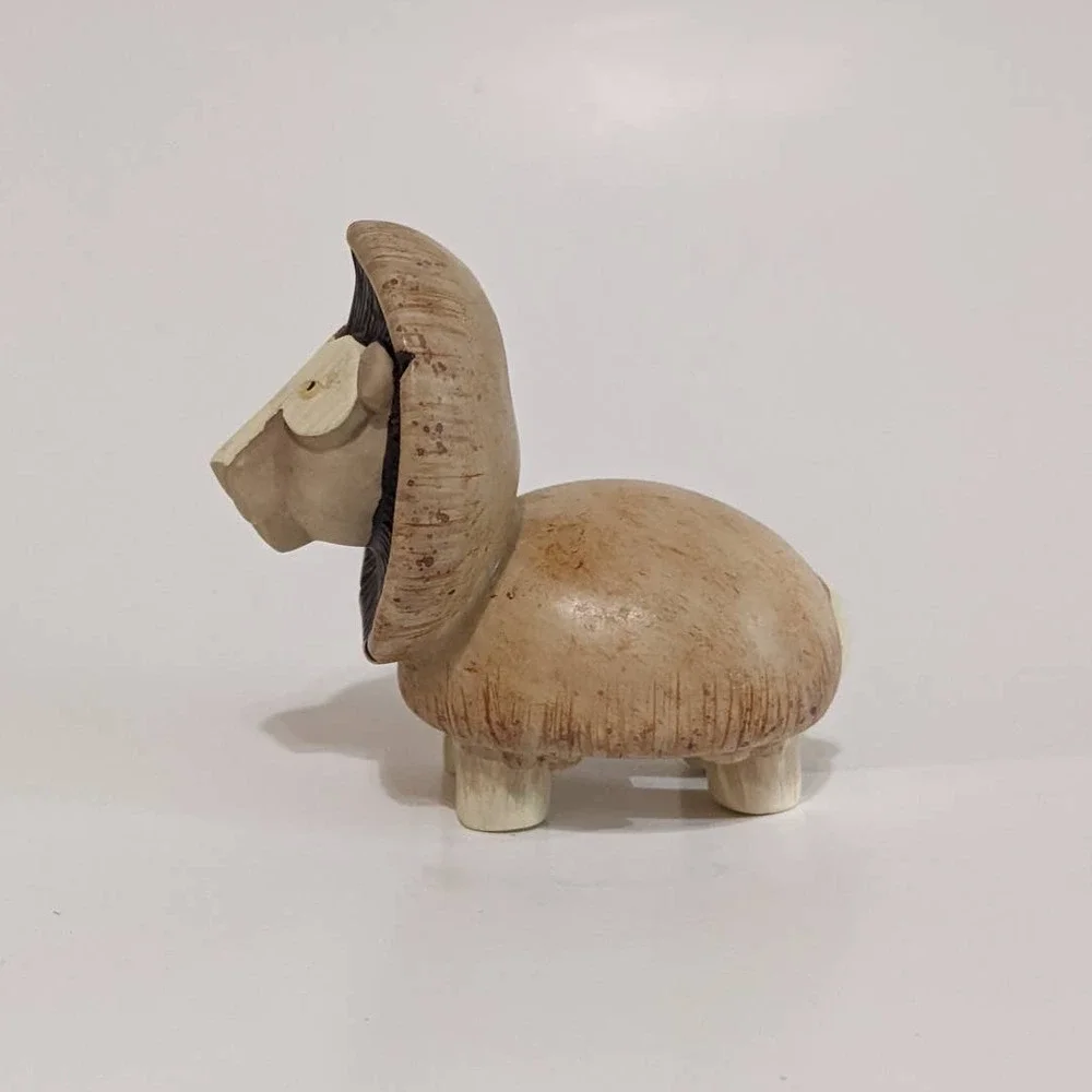 Enesco Home Grown Mushroom Lion Figurine‎ RARE Anthropomorphic Animal No Box